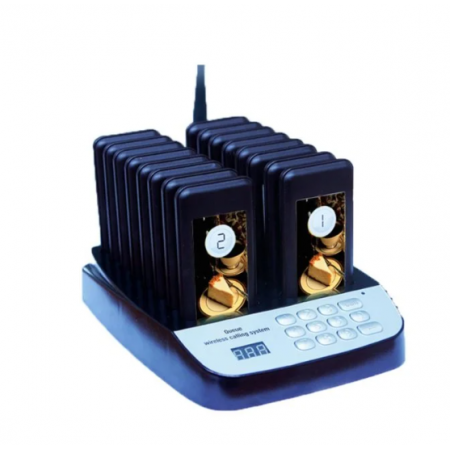 KIT de Alerta de Cliente PREMIER Efficient Customer C/ Docking e 16 Pgers)